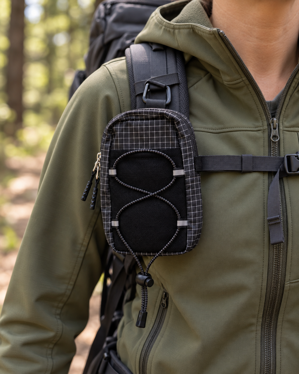 Tasca Spallaccio Zaino – VettaViva Reach | Accessorio Trekking Leggero
